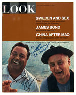 THE HONEYMOONERS CAST-SIGNED “LOOK” MAGAZINE.