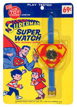 "SUPERMAN SUPER WATCH" ON DISPLAY CARD.