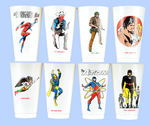 DC COMICS 7-ELEVEN SLURPEE PLASTIC CUP SET.