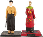 "DUTCH BOY" & "CHINESE GIRL" BUILT-UP STORE DISPLAY MODELS ISSUED BY AURORA.