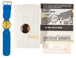 "MR. PEANUT CALENDAR WATCH" WITH ALL PAPERWORK AND SHIPPING COVER.