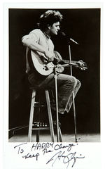 “TO HARRY KEEP THE CHANGE! HARRY CHAPIN” AUTOGRAPHED PHOTO AND RELATED ITEMS.