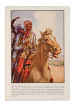 "FAMOUS INDIAN CHIEFS" COLOR PORTRAIT BOOK BY BEN ELY.