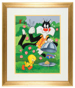 SYLVESTER AND TWEETY ORIGINAL PUZZLE ART.