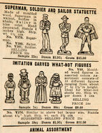 “SPORS COMPANY WHOLESALE CATALOGUE” WWII ERA FEATURING SUPERMAN FIGURE.