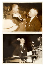 DEMOCRATIC CONVENTION 1932 PRESS PHOTOS (16) SHOWING POLITICIANS & CELEBRITIES/LUCCA COLLECTION.