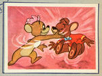 MICKEY AND THE BEAN STALK/BONGO DANISH COMPLETE PICTURE CARD ALBUM.