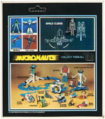 "MICRONAUTS" MEGO SPACE GLIDER, TIME TRAVELER AND ACROYEAR TRIO.