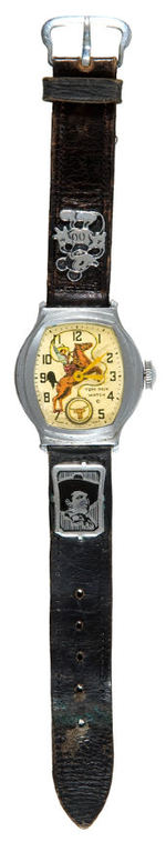 “TOM MIX” LEATHER BAND VARIETY WRIST WATCH.