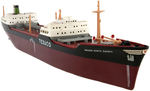 "TEXACO TOY TANKER" BOXED BATTERY-OPERATED SHIP.