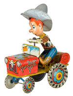 "RODEO JOE" WIND-UP ECCENTRIC CAR.