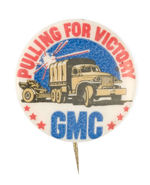 "GMC PULLING FOR VICTORY."