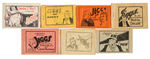 “JIGGS” LOT OF SEVEN 8-PAGERS.