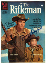 “THE RIFLEMAN” CAST-SIGNED COMIC BOOK.