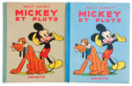 MICKEY & PLUTO FRENCH HACHETTE HARDCOVER W/DUST JACKET.