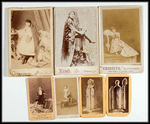 CIRCUS MIDGETS/ODDITIES CABINET PHOTOS/CARTE De VISITE LOT.