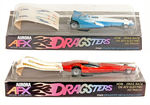 "AURORA AFX DRAGSTERS" BOXED SLOT CARS.