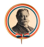 TAFT WITHIN BUNTING WITH BOW.