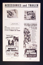 “KING KONG/MIGHTY JOE YOUNG” PRESS BOOK PAIR.