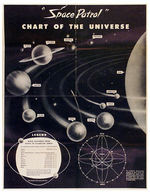 “SPACE PATROL HANDBOOK WITH “CHART OF THE UNIVERSE”