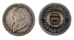 JOHN BELL RARE 1860 MEDALET IN SILVER.