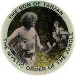 "THE SON OF TARZAN" EARLY MOVIE POCKET MIRROR WITH COLOR TINT.