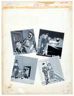 “CRACKED” SATIRE MAGAZINE #93 ORIGINAL ART WITH OUR GANG/INVISIBLE MAN/CLARK GABLE/MA & PA KETTLE .