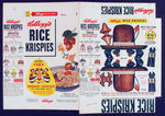 "KELLOGG'S RICE KRISPIES" CEREAL BOX FLAT W/"DANGLE-DANGIES."