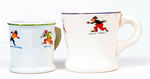 "UNCLE WIGGILY" CHARACTER MUG LOT.