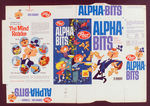 "POST ALPHA-BITS" CEREAL BOX FLAT W/"THE MIND READER."