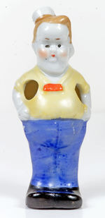 "UNCLE WALT" FIGURAL TOOTHBRUSH HOLDER.