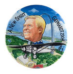 "A NEW SPIRIT GEPHARDT 2004" LIMITED EDITION 2.25" BUTTON.