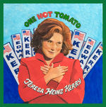 "TERESA HEINZ KERRY - ONE HOT TOMATO" ORIGINAL ART FROM 2004.