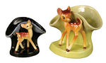 UNAUTHORIZED BAMBI CERAMIC PLANTERS.