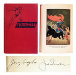 "SUPERMAN" 1942 BOOK AUTOGRAPHED BY CREATORS SIEGEL & SHUSTER.