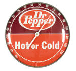 "DR. PEPPER HOT OR COLD" THERMOMETER.