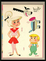"THE JETSONS CUT-OUTS" UNUSED BOOK.