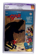 "ALL STAR COMICS" #40 APRIL-MAY 1948 CGC 6.0 RESTORED OFF-WHITE PAGES.