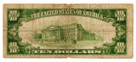 FR. 1801-1 1929 TYPE 1 $10 NATIONAL CURRENCY NOTE FROM THE BUZZARDS BAY NATIONAL BANK MASSACHUSETTS.