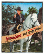 "HOPALONG CASSIDY 3 FILM PUZZLES" BOXED SET AND TRAY PUZZLE.