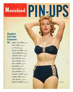 "MOVIELAND PIN-UPS" MAGAZINE WITH MARILYN MONROE.