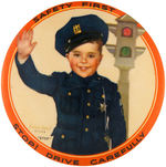 ‘SPANKY’ McFARLAND OF OUR GANG BIG FULL COLOR AND RARE SAFETY BUTTON.