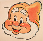 "MASKS OF THE SEVEN DWARFS AND SNOW WHITE" PUNCH-OUT BOOK.