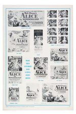 "WALT DISNEY'S ALICE IN WONDERLAND CAMPAIGN BOOK."