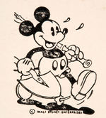 "MICKEY MOUSE - SAYLOR'S BREAD" STORE WINDOW CARD.