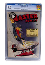 "MASTER COMICS" #49 APRIL 1944 CGC 5.0 CREAM TO OFF-WHITE PAGES.