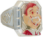 HOWDY DOODY TRIO OF EARLY 1950s RINGS.