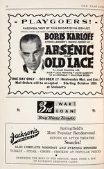 “PLAYBILLS 1942 AND 1943” BOUND VOLUME WITH 41 AUTOGRAPHS INCLUDING BORIS KARLOFF.