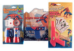 SPIDER-MAN CARDED NOVELTY TOY LOT.