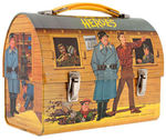 "HOGAN'S HEROES" METAL DOME LUNCHBOX WITH THERMOS.